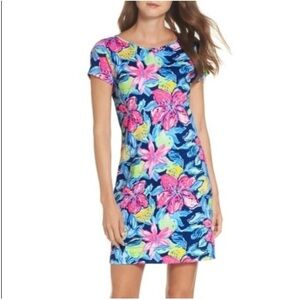 lilly Pulitzer Marlowe Short Sleeve Shirt Dress in Capri Soleil Size Small